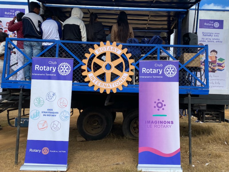 Action d&rsquo;alphabétisation concours de lecture au Bibliobus