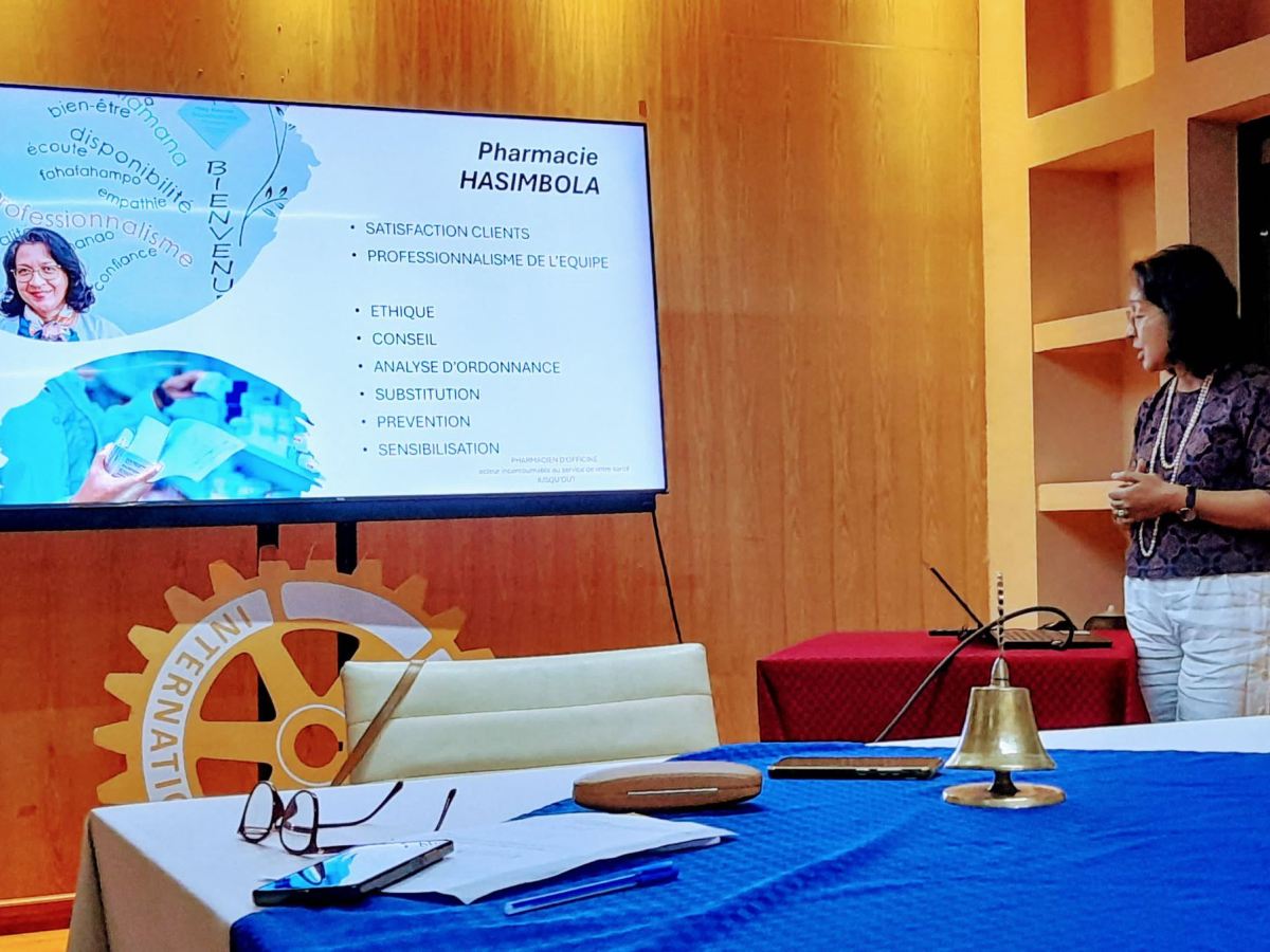 Réunion Statutaire du 27 mars – Conférence sur le métier de pharmacien et anniversaires des membres