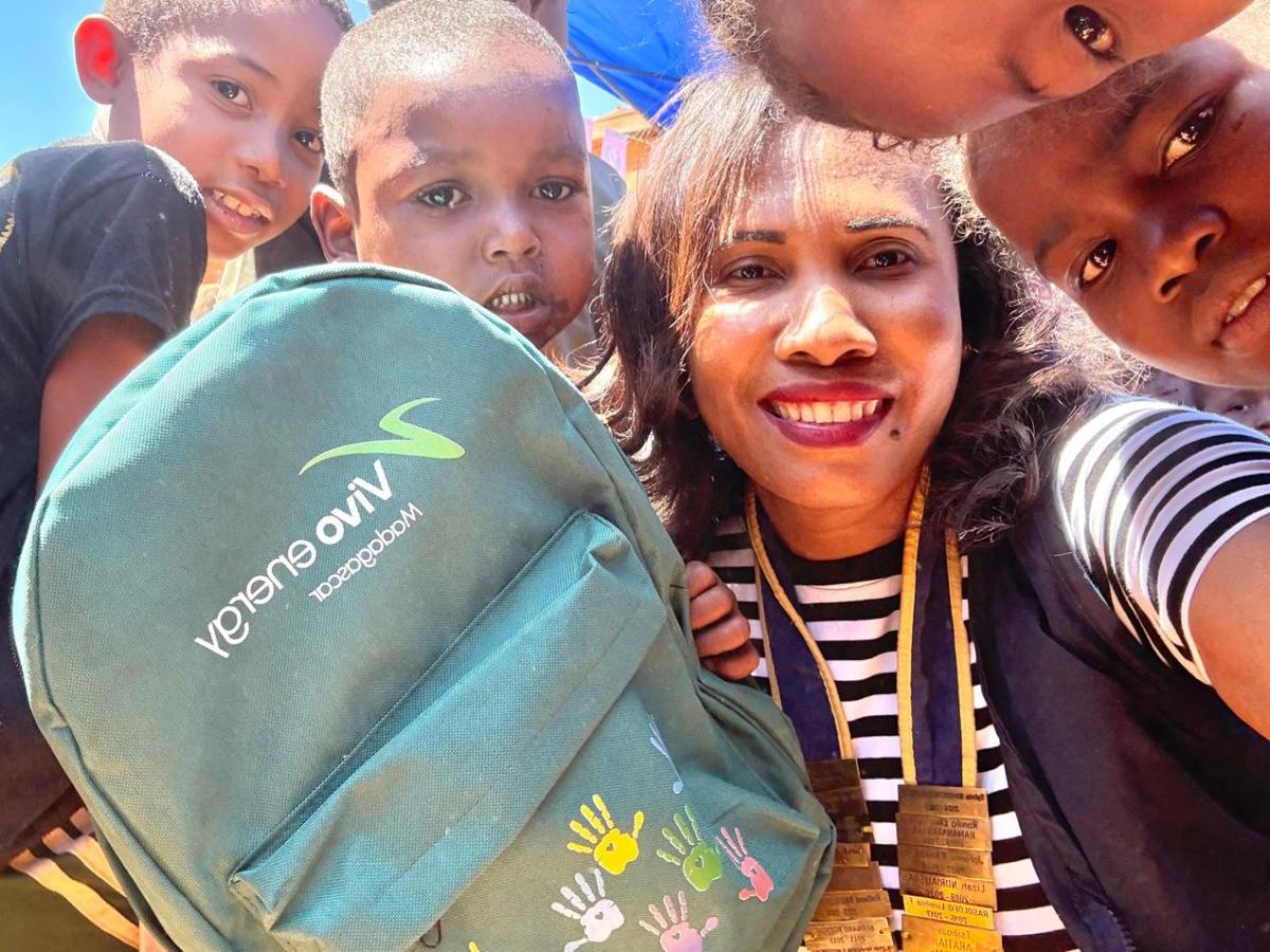 Le Bibliobus à Tsaramandoso