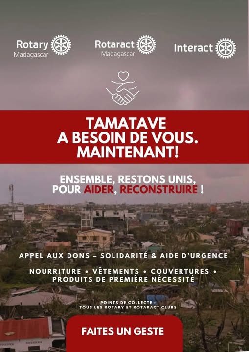 La ville de Tamatave a besoin de nous !